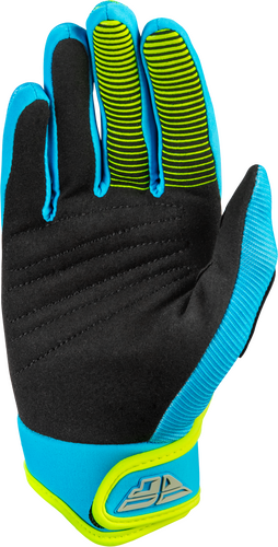 FLY RACING YOUTH F-16 GLOVES BLUE/HI-VIS YXS