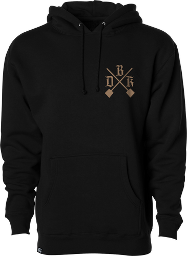 CAMO SHOVELS HOODIE BLACK LG