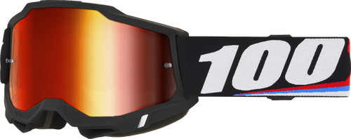 100% ACCURI 2 GOGGLE MAGNUS RED MIRROR LENS