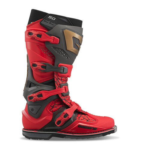 GAERNE SG22 MAGMA MJK LE BOOTS RED/BLACK/GOLD SZ 11