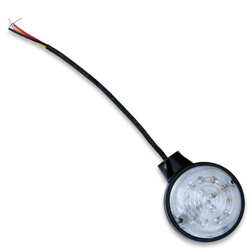 Burly LED Handlebar Mount Front Turn Signals For Harley