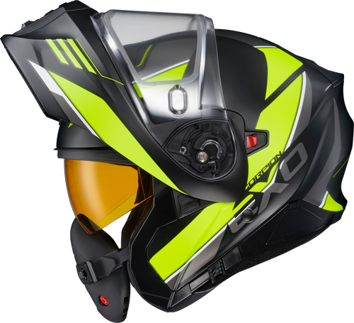SCORPION EXO EXO-GT930 COLD WEATHER HELMET MODULUS HI-VIS XL (ELECTRIC)