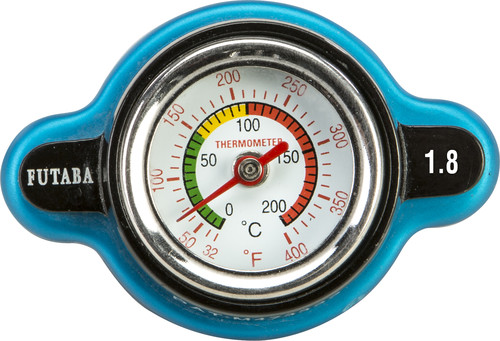 FirePower Radiator Cap with Temperature Gauge Honda/Kawasaki/Suzuki/Yamaha 1990-2019 012314514