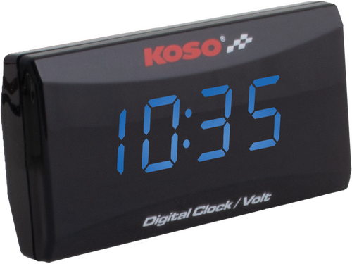 KOSO Super Slim Clock/Volt Meter