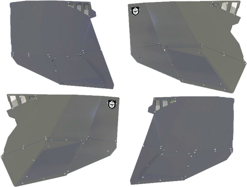STEALTH DOOR ALLUMINUM SKINS TITANIUM METALLIC POL