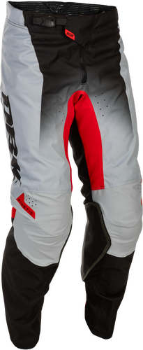 FLY RACING KINETIC DBK PANTS GREY/BLACK/RED SZ 32