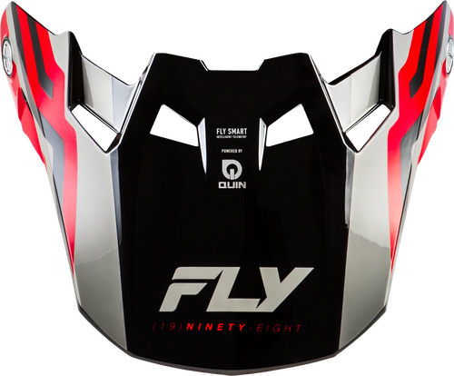 FORMULA S CARBON BYTE VISOR RED CARBON/RED/GREY MD/LG