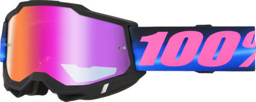 100% ACCURI 2 GOGGLE SUPERDOME DARK RED MIRROR LENS
