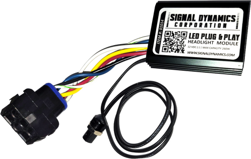 PLUG & PLAY HEADLIGHT MODULE HALOGEN & LED 2-1/4X1-5/8-5/8"