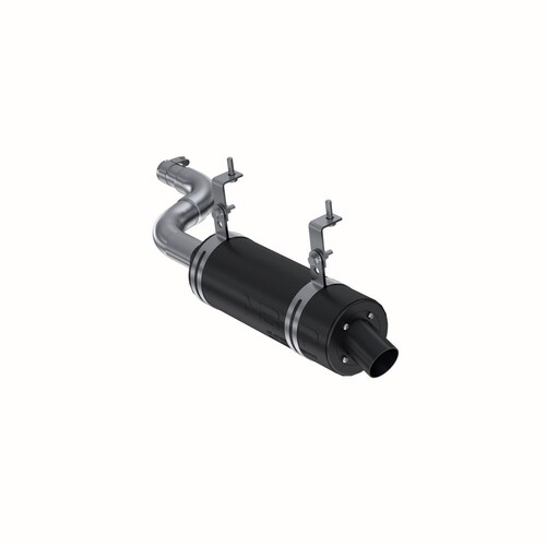 SINGLE SLIP-ON SYSTEM W/ 4.25" SPORT MUFFLER BLK