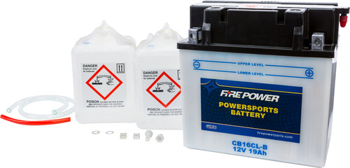 FIRE POWER BATTERY W/ACID CB16CL-B 12V HEAVY DUTY