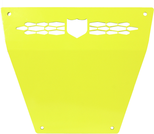 FRONT RACE SKID PLATE LIME SQUEEZE POL
