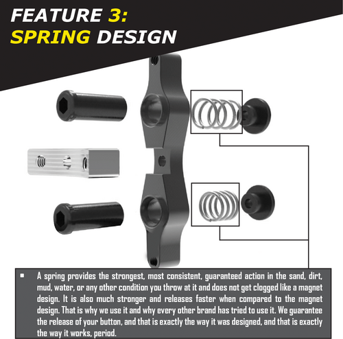 TAMER TAMER DOUBLE BUTTON X-WING BLACK