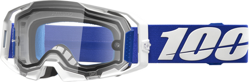 100% ARMATIC  ENDURO MOTO GOGGLE BLUE CLEAR LENS