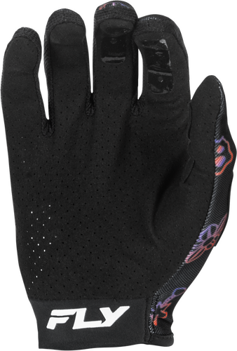 FLY RACING LITE OUTLINE GLOVES BLACK/RED/PURPLE LG