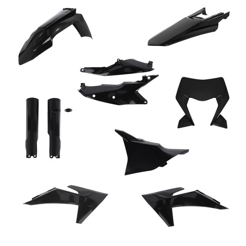 ACERBIS PLASTIC KIT- FULL KTM BLACK