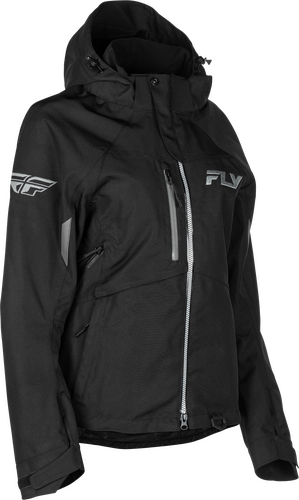 FLY RACING WOMEN'S CARBON JACKET BLACK/GREY 3X