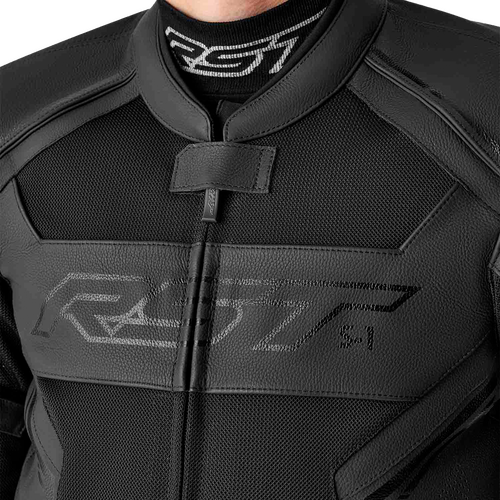 RST S1 D3O MESH LEATHER JACKET BLACK 3X