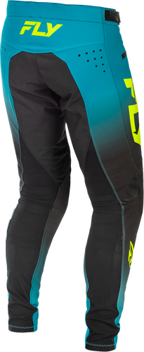 FLY RACING YOUTH RAYCE BICYCLE PANTS TEAL/BLACK/LIME SZ 18