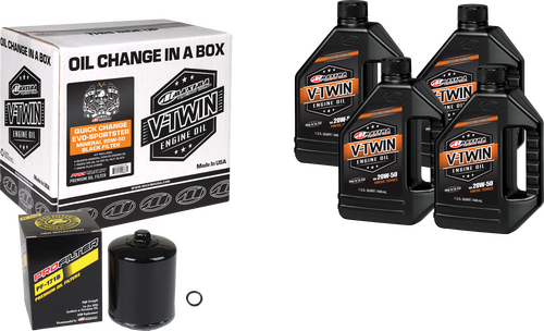 Maxima V-Twin Quick Change Oil Filter Kit