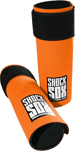 SHOCK SOX 6" ORANGE UPSIDE DOWN FORKS