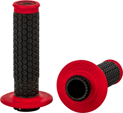 FIRE POWER PILOT MX LOCK-ON GRIPS RED