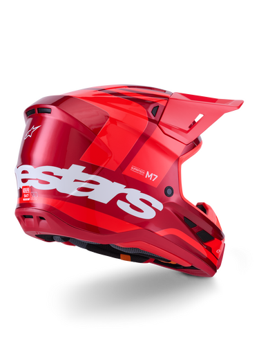 ALPINESTARS SM7 CORE HELMET RED GLOSSY LG