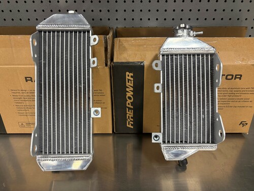 FIRE POWER RADIATOR LEFT KAW