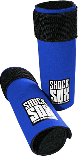 SHOCK SOX STREET SHOCK SOX  6"U  BLUE UPSIDE DOWN FORKS