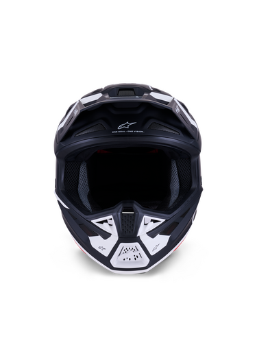 ALPINESTARS SM7 DASHER HELMET BLK/WHT MATT XS