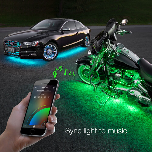 XK GLOW Chrome LED Accent Light Kit