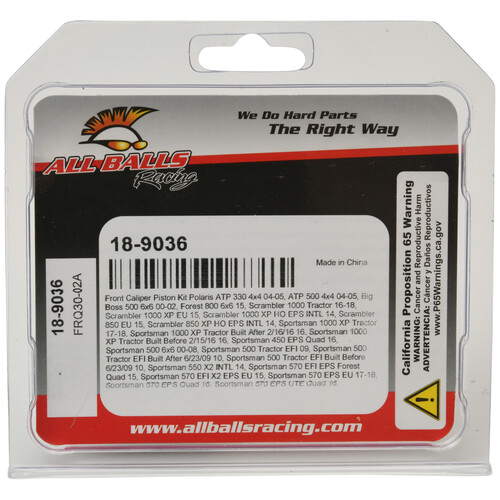 ALL BALLS Brake Caliper Piston Kit