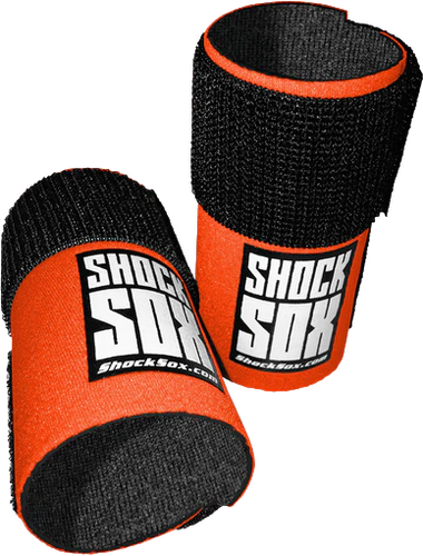 SHOCK SOX 4"U ORANGE UPSIDE DOWN FORKS