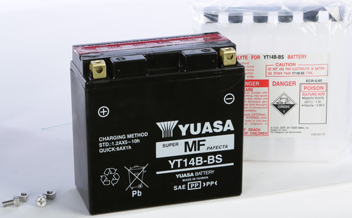 YUASA AGM Maintenance Free Battery