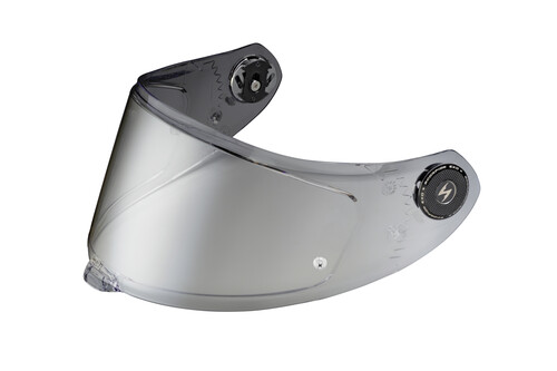 EXO-WARP RACE SHIELD CLASS 1 PINLOCK READY SILVER MIRROR