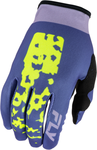 WOMEN'S LITE FLAKE GLOVES LAVENDAR/BLUE/YELLOW MD