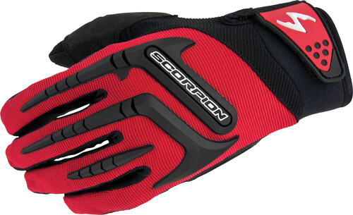 SCORPION EXO SKRUB GLOVES RED SM