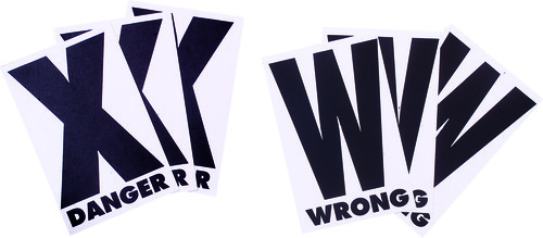 FLY RACING Course Marking X/W Cards