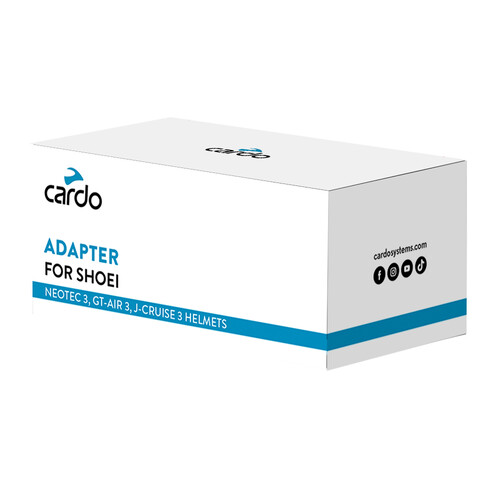 CARDO ADAPTER FOR SHOEI GEN 3 HELMETS