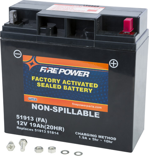 FIRE POWER Factory Activated Sealed Battery