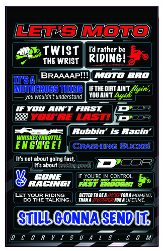 D-COR Decal Sheet