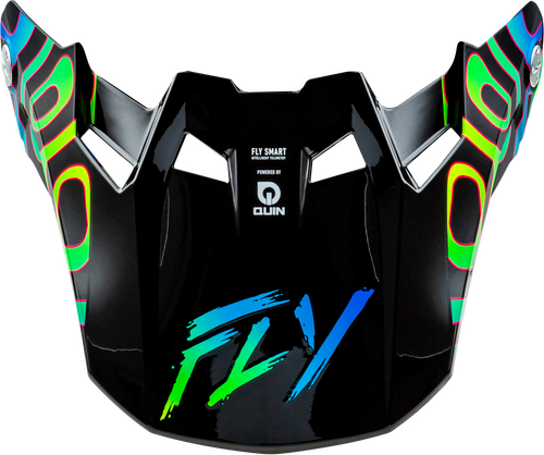 FORMULA S CARBON ZEN VISOR BLACK CARBON/BLUE/YELLOW XL/2X
