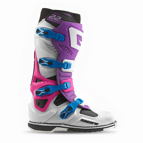 GAERNE SG-22 BOOTS LE PURPLE/WHITE/RHODAMINE 12