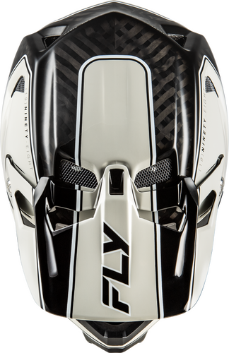 FLY RACING WERX-R FLOW CARBON HELMET BLACK CARBON/GREY XS