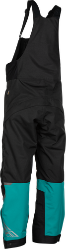 FLY RACING WOMEN'S CARBON BIBS DEEP LAKE/BLACK LG