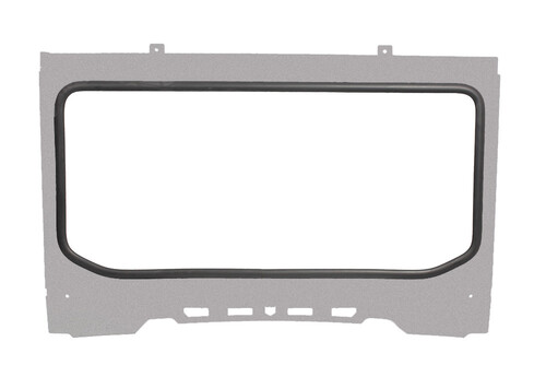 FRONT WINDSHIELD SPARKLE SILVER METALLIC