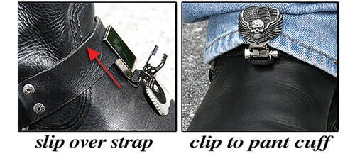 RYDER CLIPS CLIPS FOR STIRRUP/STRAP BOOTS ENGINE/SHIELD
