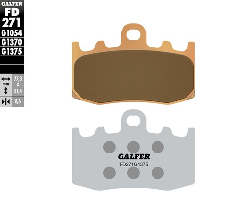 GALFER HH Sintered Brake Pads