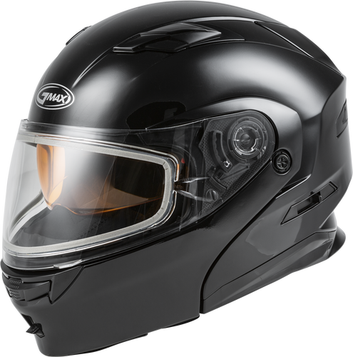 GMAX MD-01S Modular Snow Helmet Solid w/Quick Release Buckle Dual Shield
