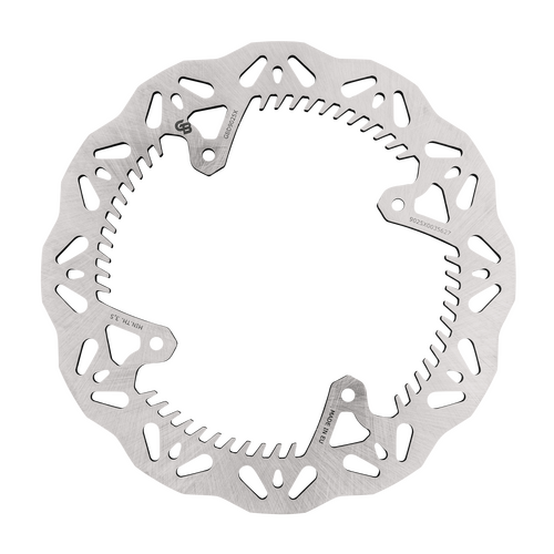 GBrakes Rear Solid Mount Wave Rotor GBD9025X